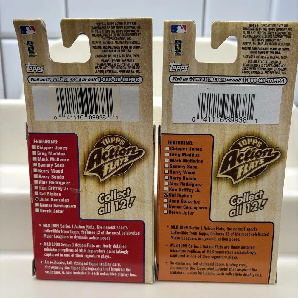 1999 Topps Action Flats Baseball Complete Set 12 Orig Box Jeter Bonds‎ Griffey - Picture 13 of 16